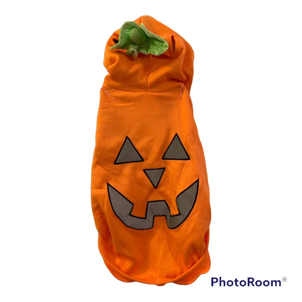 Pet Jack O Lantern Halloween Costume for Dog Sweatshirt Medium Up to 40 lbs
